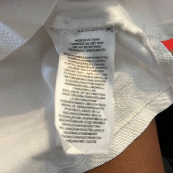 Polo Ralph Lauren white polo shirt tee top size S - Picture 4 of 7